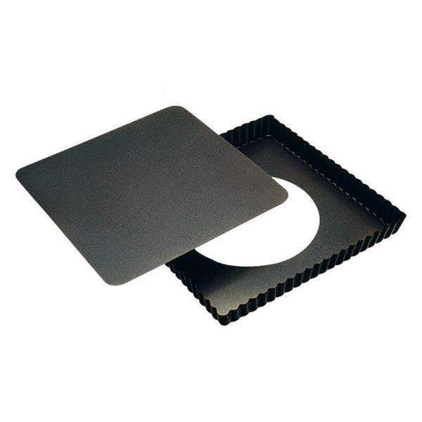 Moule à tarte carré avec fond lâche