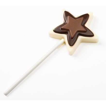 Moule à chocolat Star Lollipop