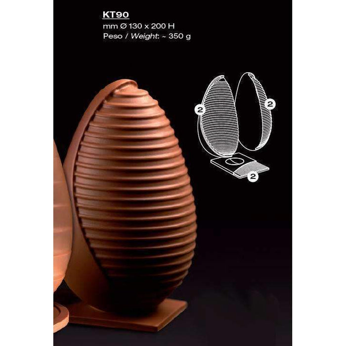 Striped Egg Kit Chocolate Mould