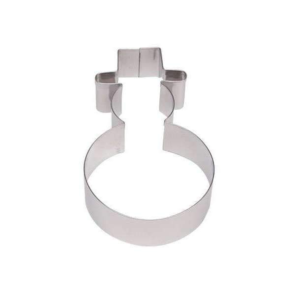 Emporte-pièce en forme de bonhomme de neige traditionnel.