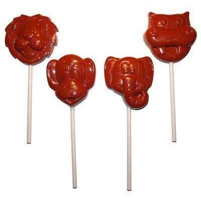 Diverses sucettes à tête d'animal